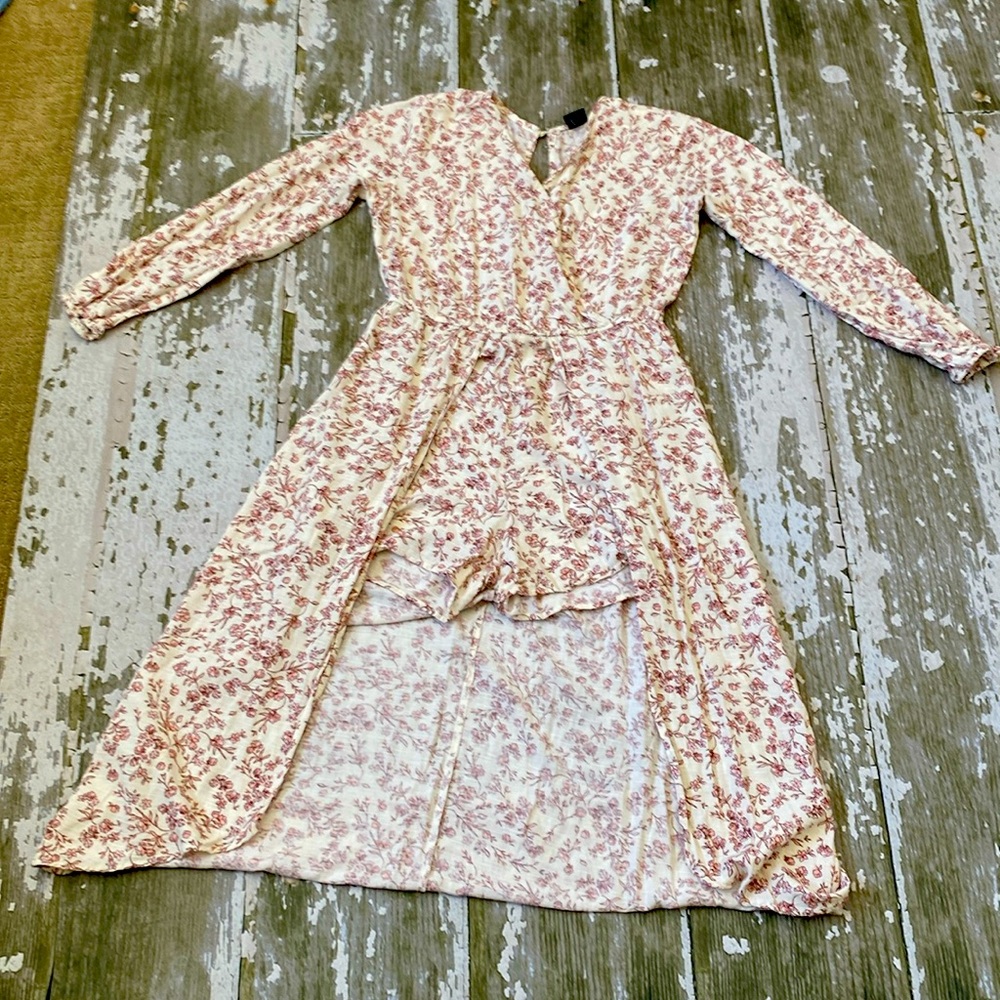 Floral print romper